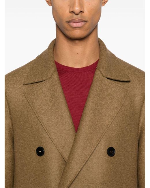 Boiled wool coat mens hot sale