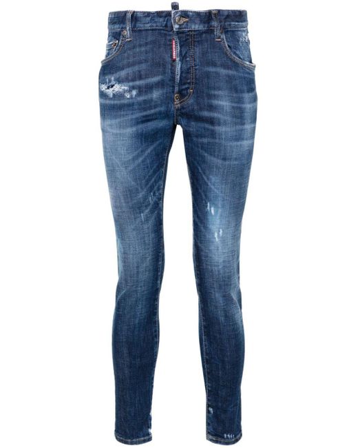 DSquared² Super Twinky Skinny Jeans in het Blue voor heren
