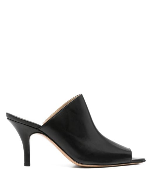 MM6 by Maison Margiela Black 80Mm Leather Sandals