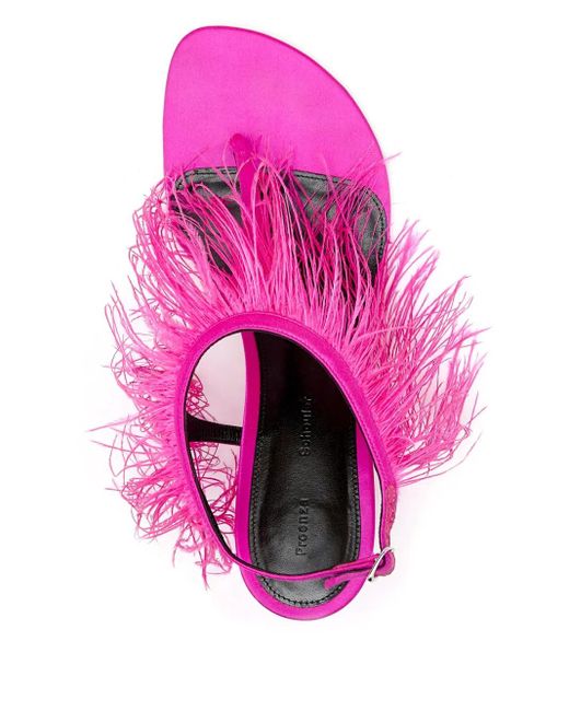 Proenza Schouler Pink 60Mm Tee Sandals