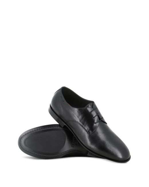 Alexander Hotto White Lace-Up Leather Derby Shoes for men