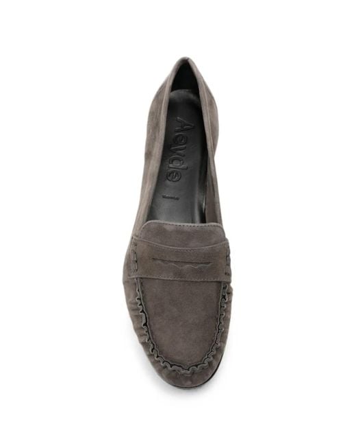 Aeyde Gray Aldous Loafers