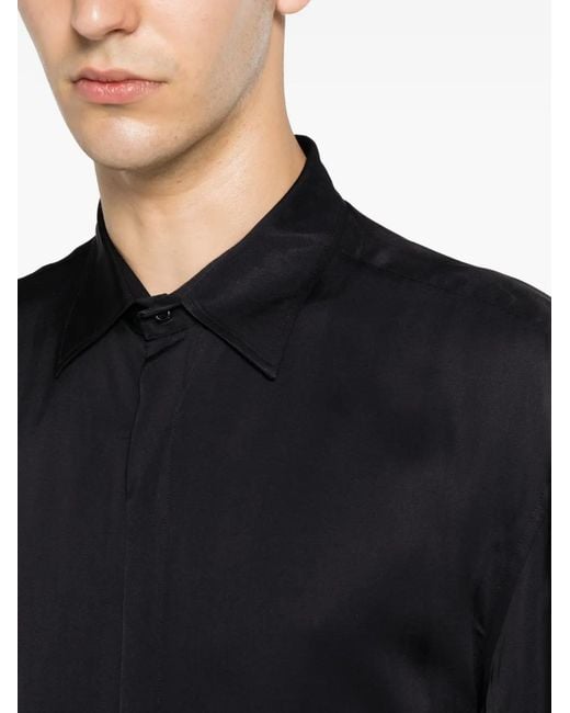 MARSĒM Black Long-Sleeve Shirt for men