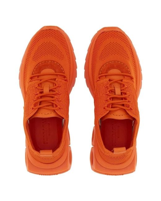 Ferragamo Orange Running Sneaker for men