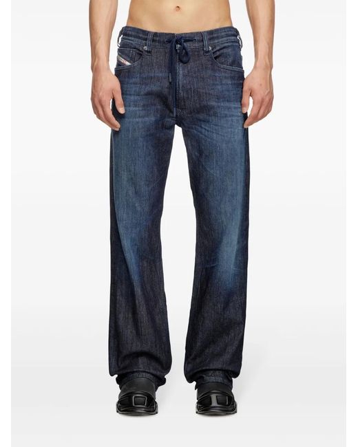 DIESEL Blue D-Reel Joggjeans Jeans for men
