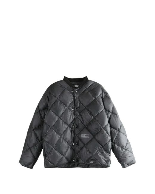 Neighborhood Black Quilted-Design Jacket for men