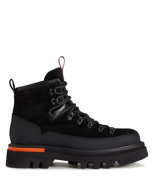 Woolrich Black Trekker Ankle Boots for men