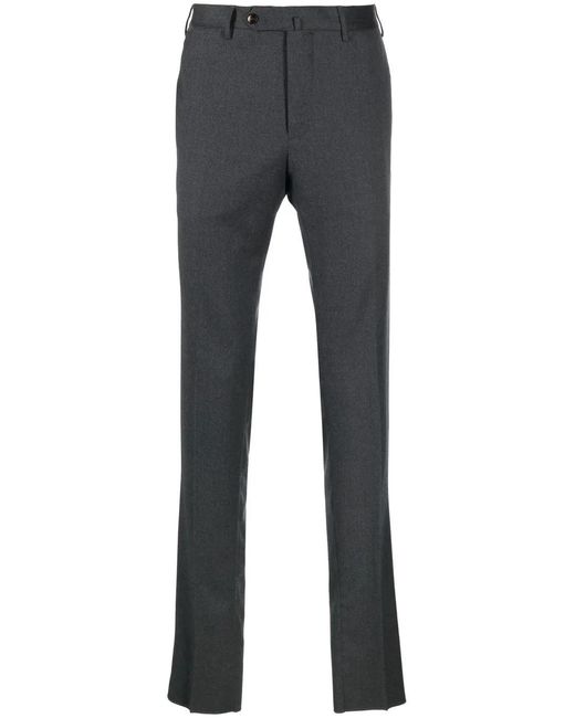 PT Torino Blue Slim-Fit Virgin-Wool Trousers for men