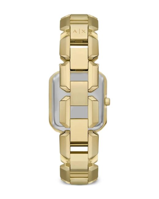 ARMANI EXCHANGE Metallic 27Mm Square-Shape Watch
