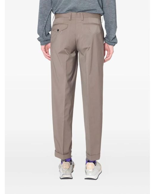Kolor Gray Pleated-Cuffed Trousers for men