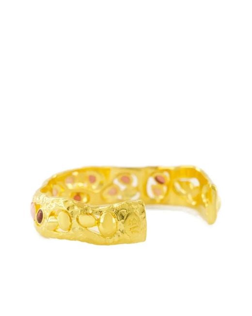 Aurelie Bidermann Yellow Atalide Garnet Opal Bracelet