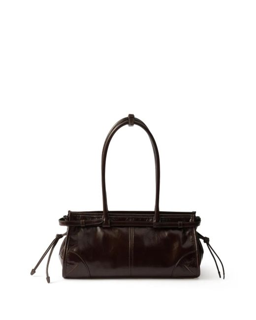 Borsa Tote Media di Prada in Black