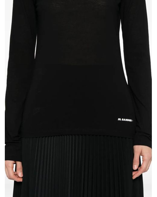 Jil Sander ロゴ Tシャツ Black
