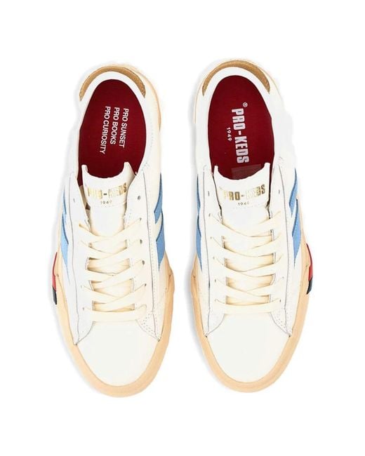 Pro Keds Multicolor Logo-Detail Leather Sneakers
