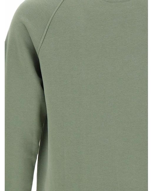 Blauer Green Logo-Print Raglan-Sleeve Sweater for men