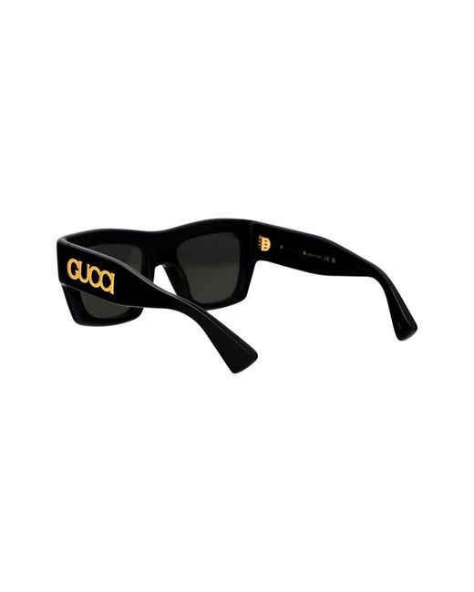 Gucci Black Square-Frame Sunglasses