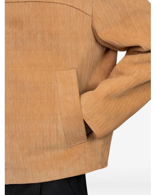 Jacquemus Basketry Jacke mit Fischgräten in Black für Herren