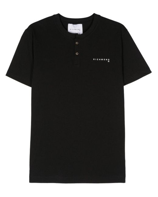 John Richmond T-shirt Met Logoprint in het Black voor heren