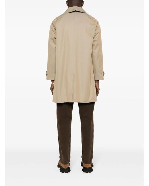 Fursac Natural Water-Repellent Cotton Coat for men