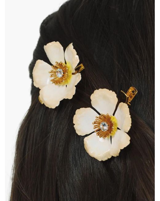 Jennifer Behr Debreanna ヘアクリップ セット Metallic
