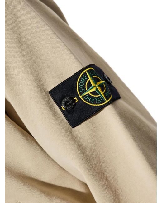 Stone Island Natural Hoodie for men