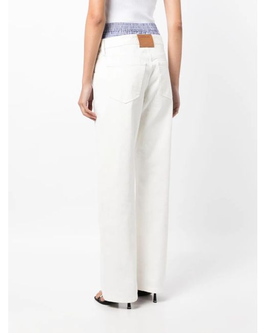 Alexander Wang White Hose Mit Geradem Bein