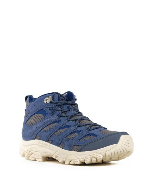Merrell Blue Moab 3 Mid Sneakers for men