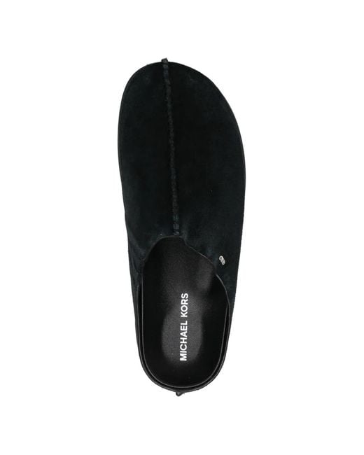 Michael Kors Black Hensley Mule Slides