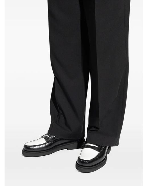 G.H.BASS Black Weejuns Step Larson Penny Loafers for men