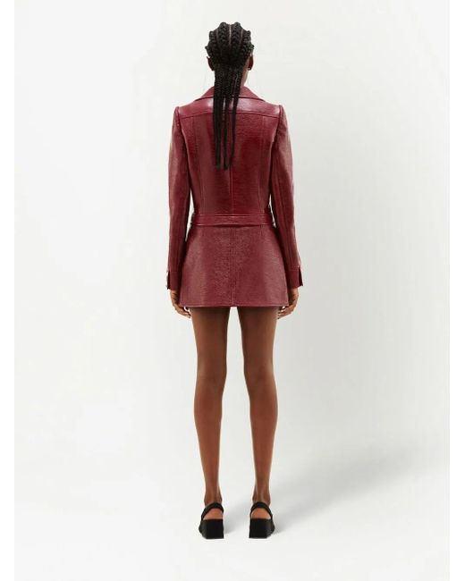 Courreges Red A-Line Skirt