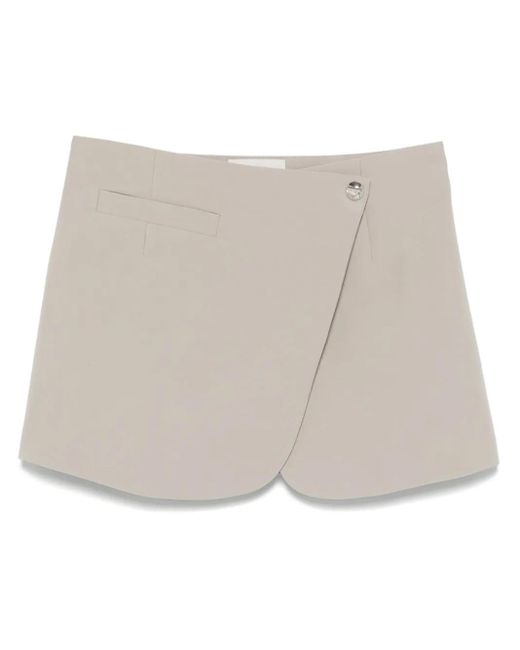 Coperni Getailleerde Mini-Rok in het Natural