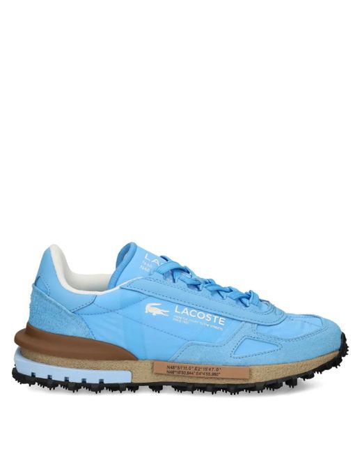 Lacoste Blue Elite Active Suede Leather Sneakers for men
