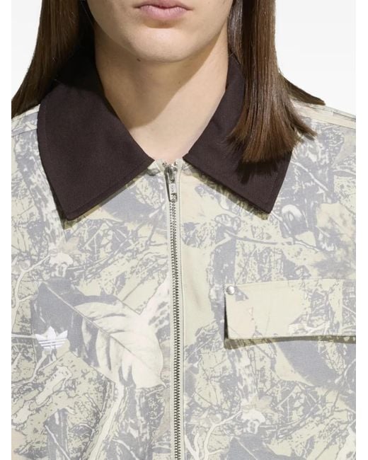 Adidas White Workwear Jacket for men