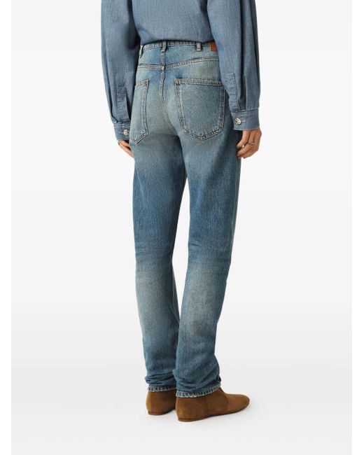 Ba&sh Blue Five-Pocket Denim Jeans