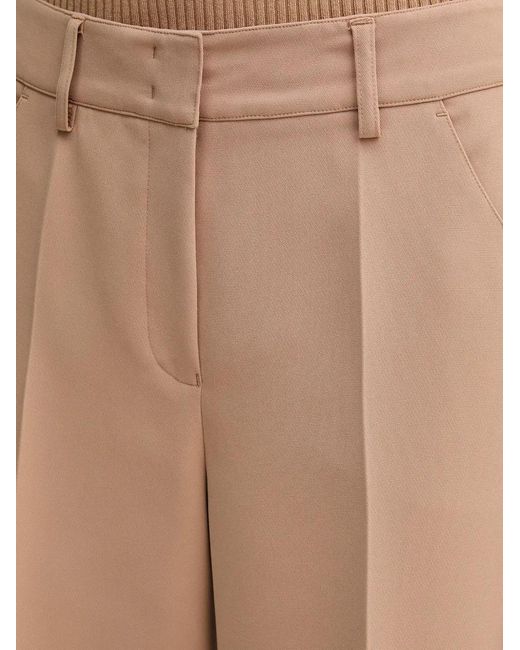Pantalones Plisados MARC AUREL de color Natural