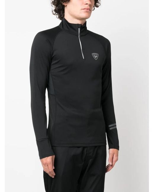 Rossignol Black Poursuite Half-Zip Top for men