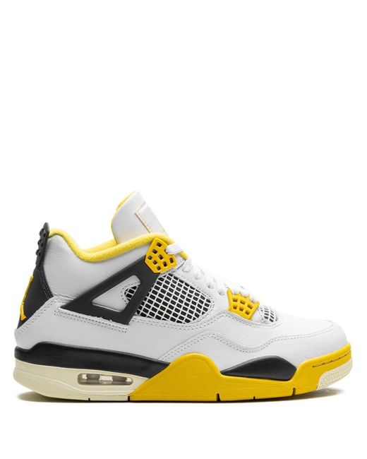 Sneakers Air 4 di Nike in Yellow