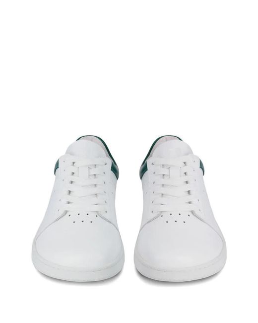 Barebarics White Enigma Perforated Lace-Up Sneakers