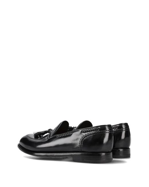 Premiata Black Leather Loafers for men