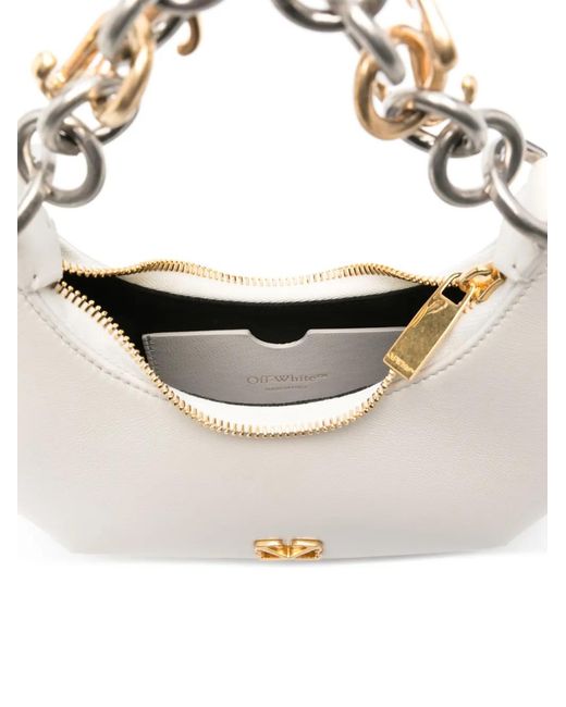 Off-White c/o Virgil Abloh White Hemisphere Shoulder Bag