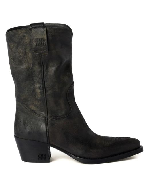 Miu Miu Black Klassische Stiefel