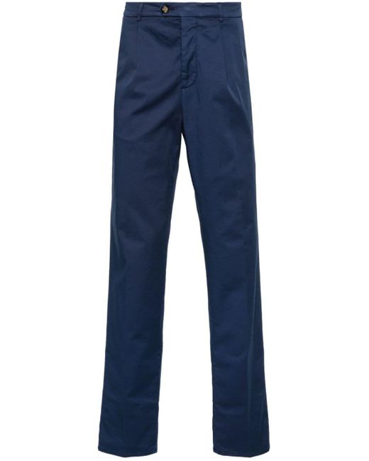 Pantalon chino à coupe droite Brunello Cucinelli pour homme en coloris Blue