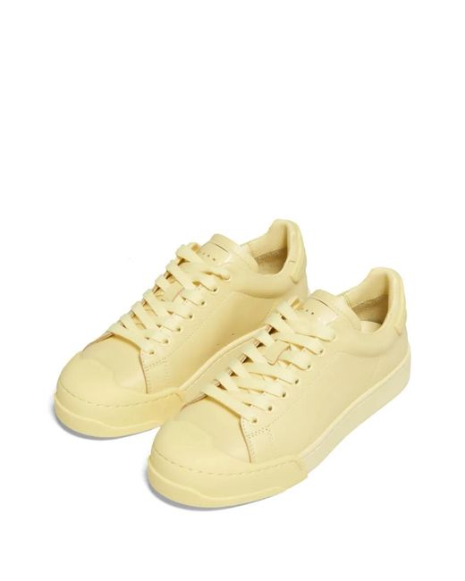 Marni Natural Dada Bumper Leather Sneakers