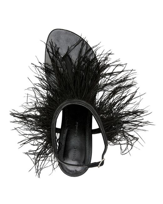 Proenza Schouler Black 60Mm Tee Sandals