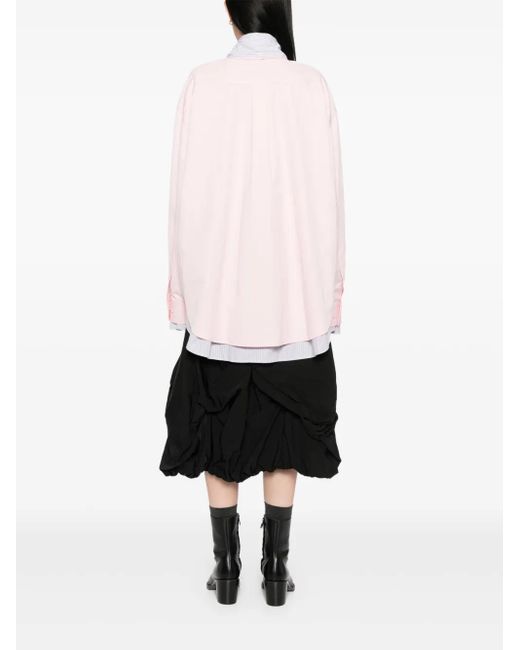 ALAINPAUL Pink Layered Shirt