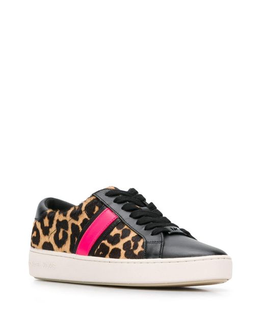 MICHAEL Michael Kors Animal Print Sneakers in Black Lyst UK