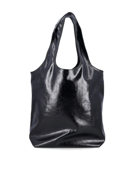 トートバッグ Tote Ninon Small - A.P.C. - Synthetic Leather - Black Ninon Small tote bag | Crinkled recycled leather-like