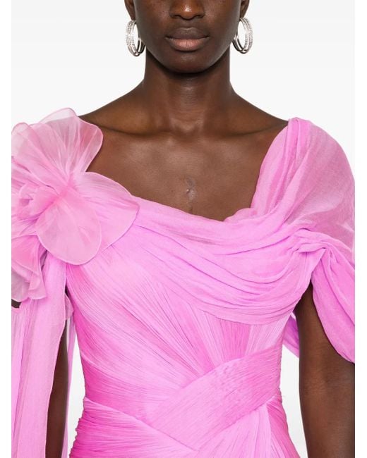 IRIS SERBAN Pink Sisi Dress