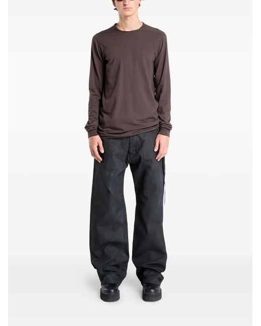 Rick Owens Brown Level Longsleeve T-Shirt for men