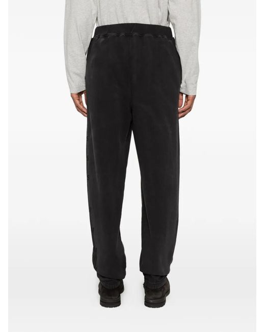Aries Black Sunbleached Column Track Pants for men